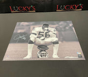 Lawrence Taylor Signed Auto 16x20 Photo Fanatics B&W PSA COA HOF 99 Giants0