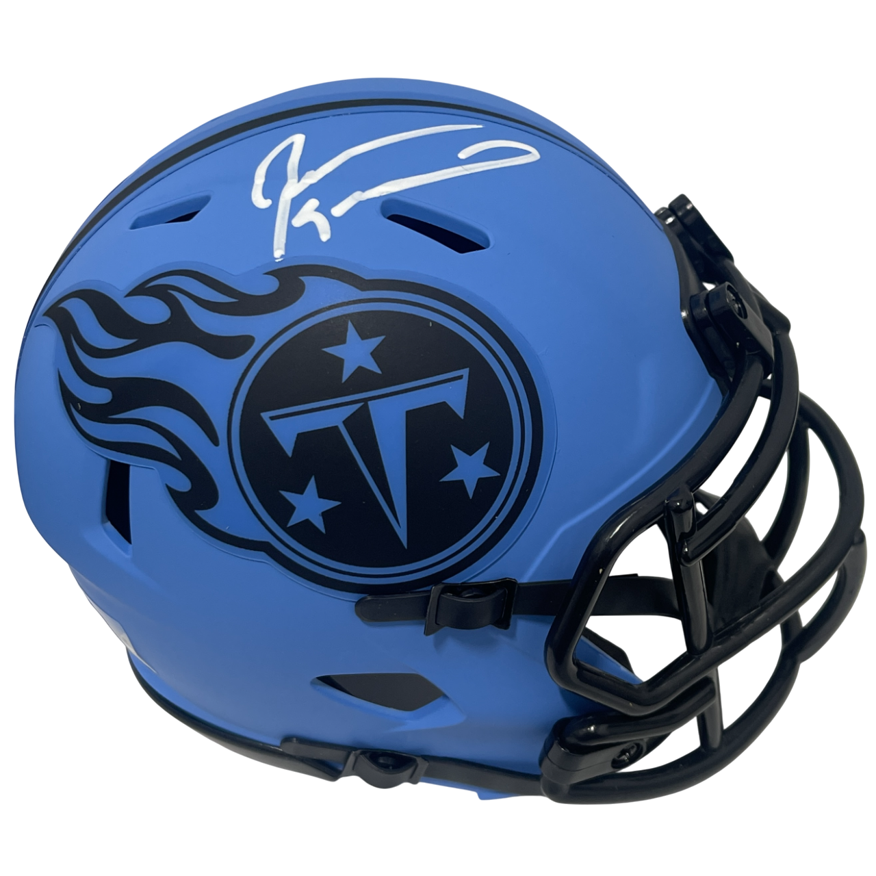 Jevon Kearse Signed Tennessee Titans Rave Mini Helmet Beckett Witness BAS COA0