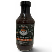 Nick Mangold Signed Autographed Mangold's 74 BBQ O.G. Sauce Jar JSA COA Jets0