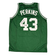 Kendrick Perkins Signed Celtics Custom Jersey w/ 08 Champ JSA Witness COA0