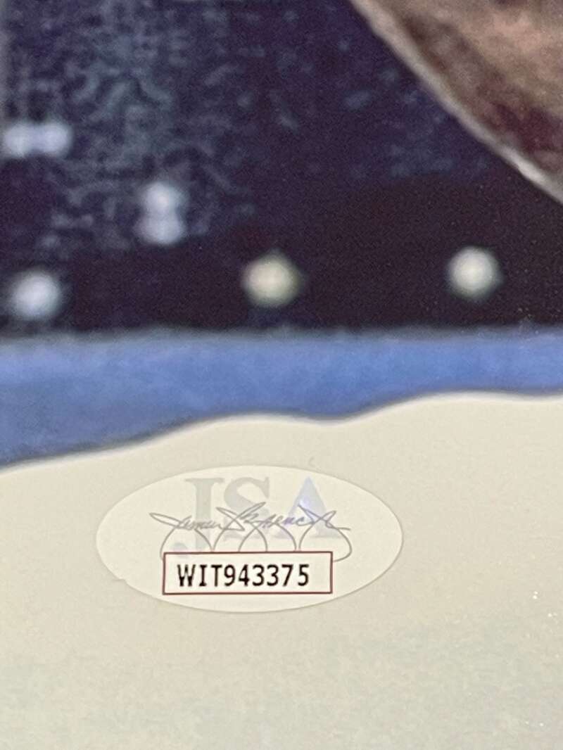 Lawrence Taylor & Mark Gastineau Duel Signed Auto 16x20 Photo SI Cover JSA COA3