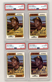Dave Winfield 1974 Topps 456 Rookie RC Signed w/ HOF Hits Ins PSA Authentic Auto0