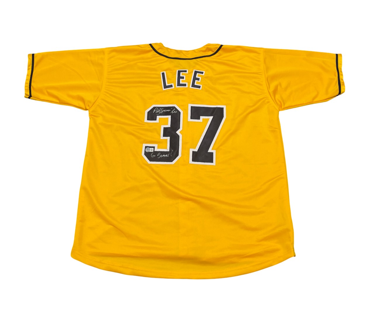 Bill Lee Signed Savannah Bananas Custom Jersey w/ Go Bananas Beckett W BAS COA0