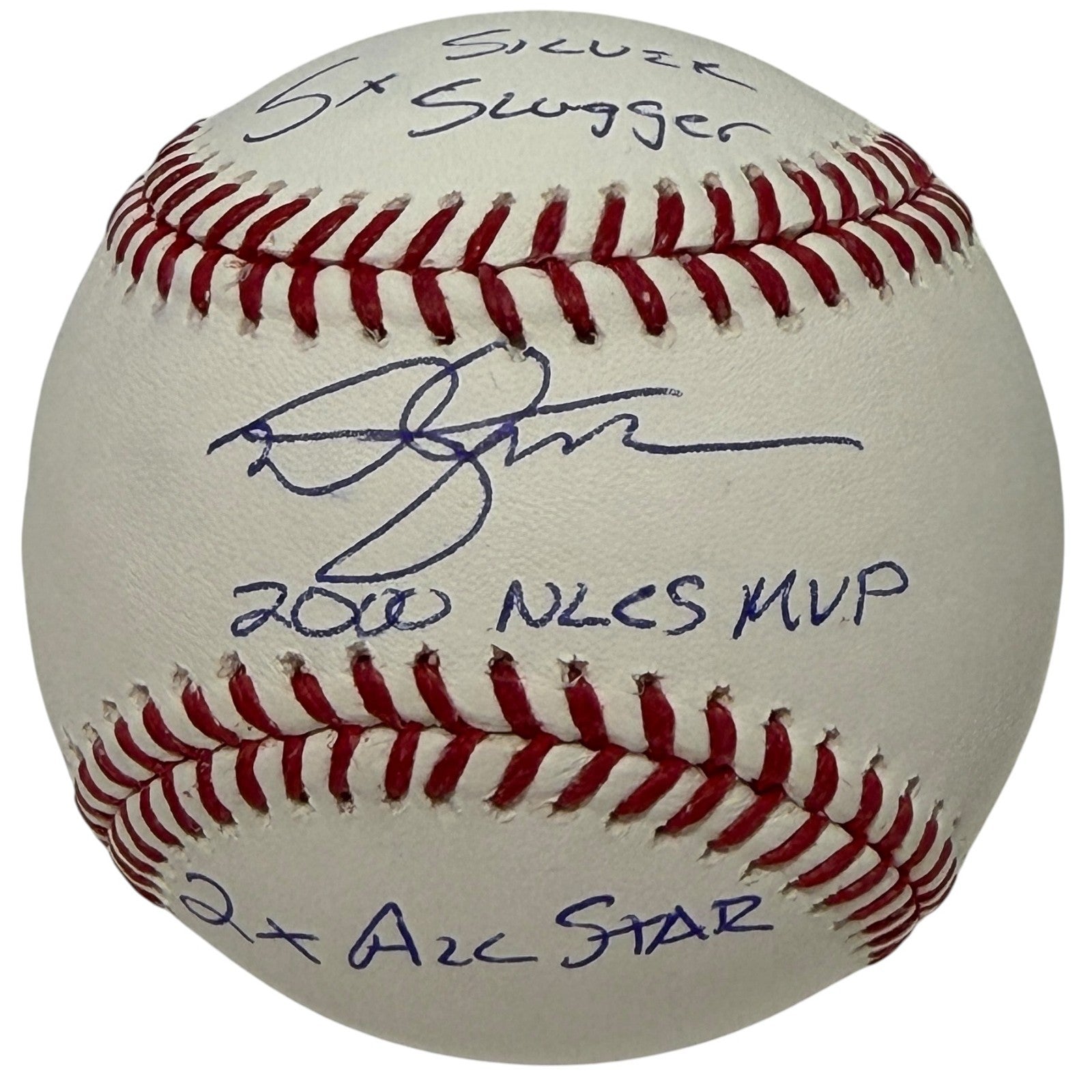 Mike Hampton Signed Autographed ROMLB Baseball w/ 3 Insc JSA COA New York Mets0