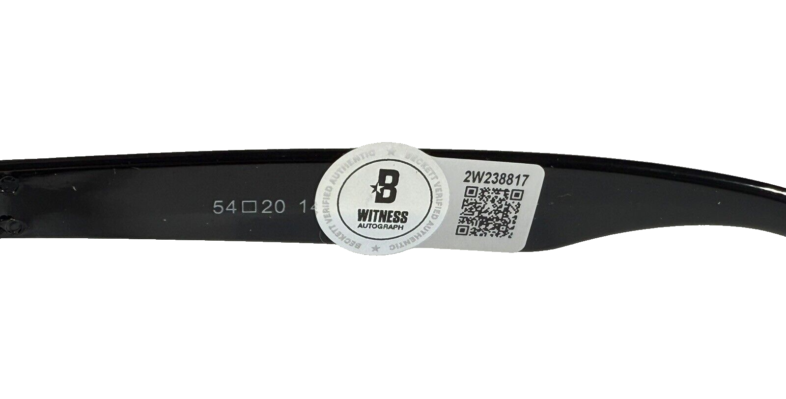 Charlie Sheen Signed Major League Glasses Ricky Vaughn Beckett Witness BAS COA3