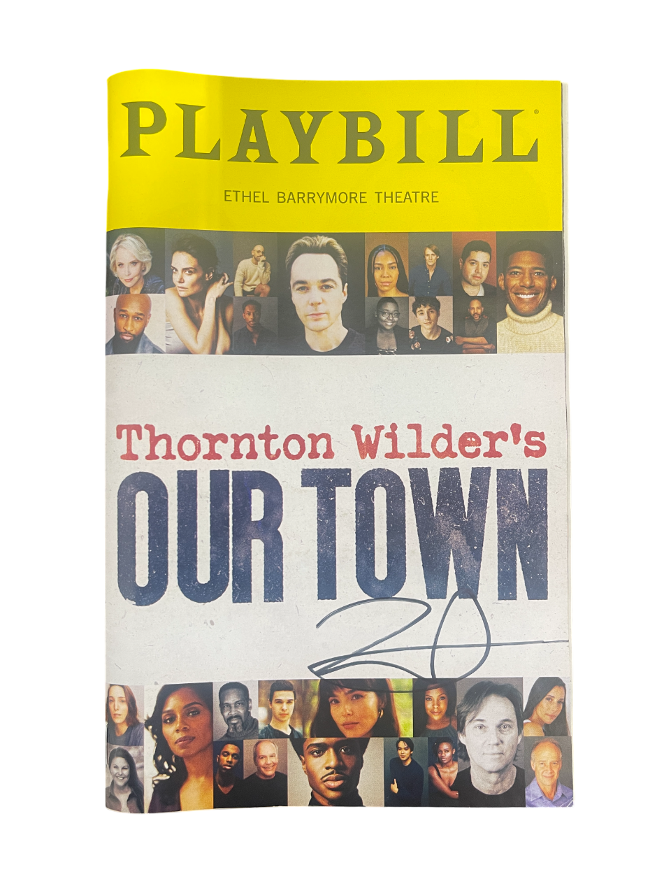 Zoey Deutch Signed Autographed Thornton Wilder's Our Town Playbill LSCM COA3