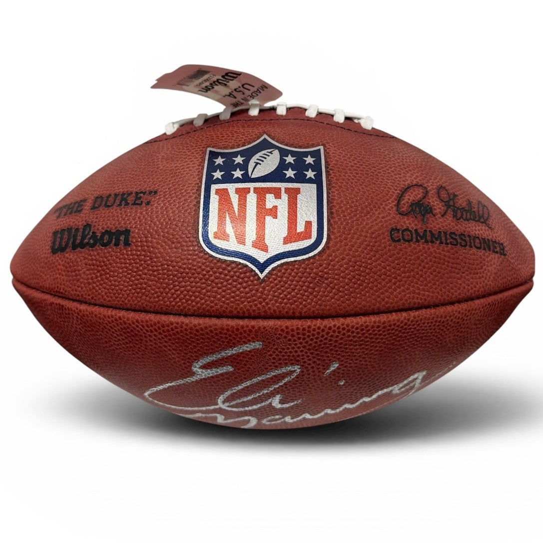 Eli Manning Signed Wilson NFL The Duke Official Football JSA COA New York Giants1