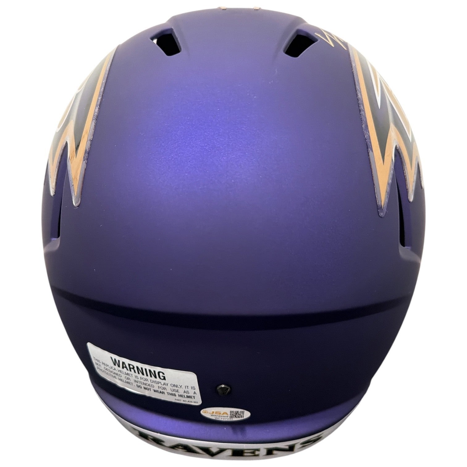 Trey Hendrickson Signed Ravens Alt #1 FS Full Size Helmet JSA Witness COA2