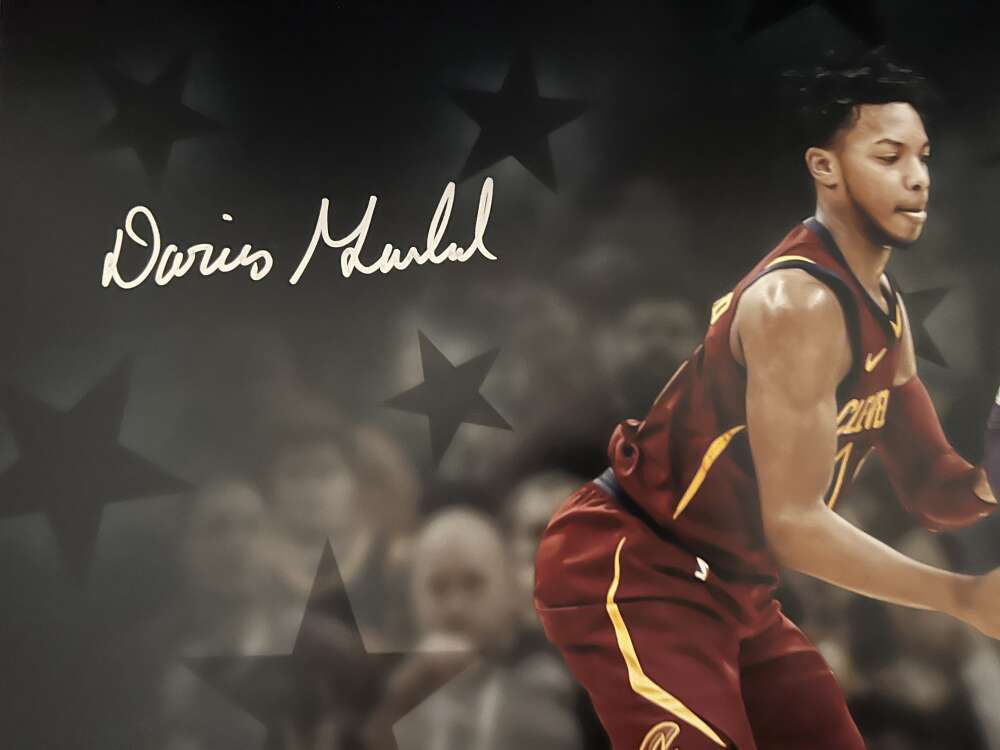 Darius Garland & Miles Bridges Signed 24x16 Photo Rising Stars /100 UDA COA1