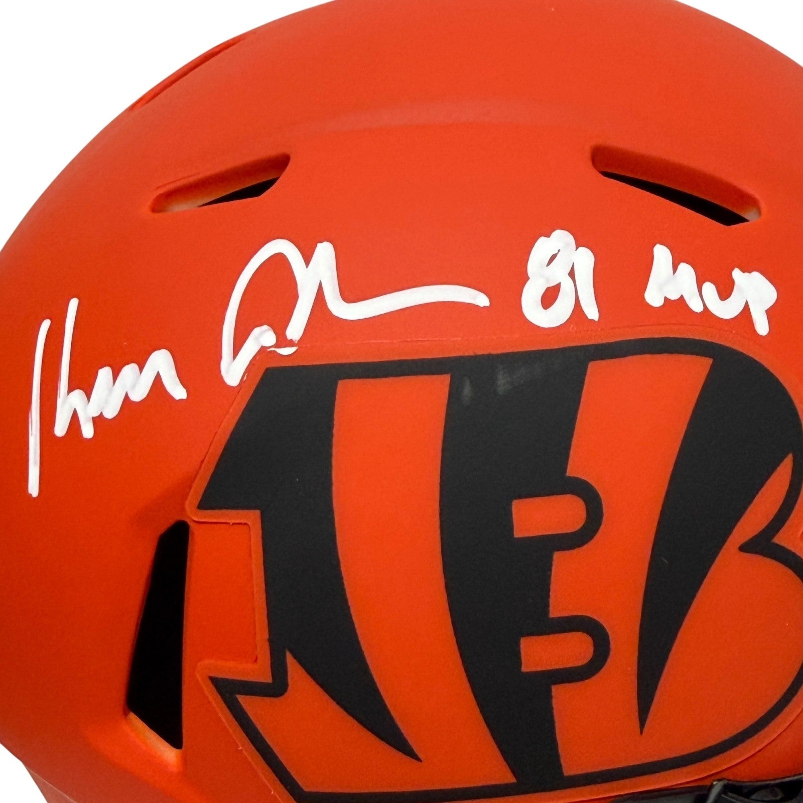 Ken Anderson Signed Cincinnati Bengals Rave Mini Helmet w 81 MVP JSA Witness COA1