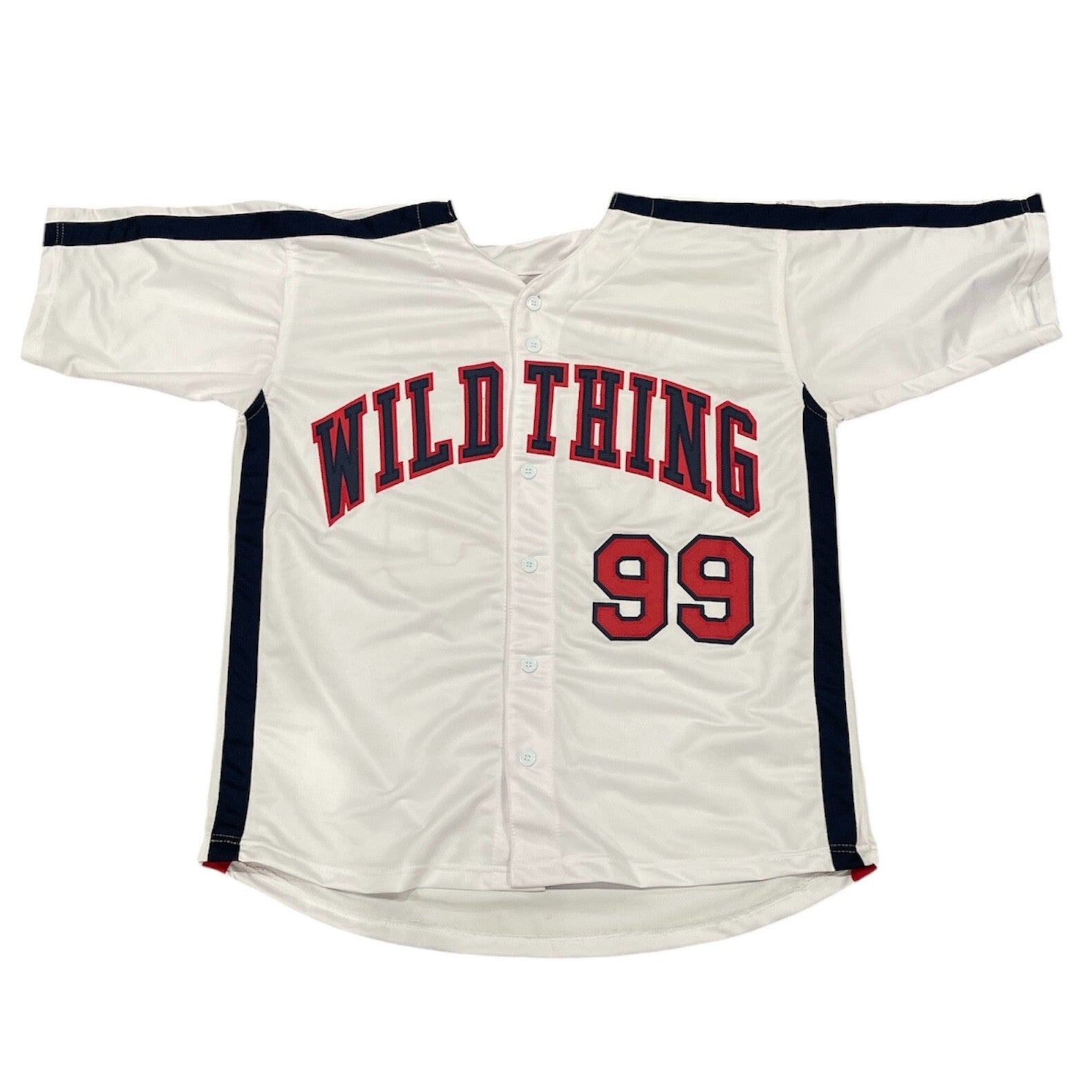 Charlie Sheen Signed Major League Wild Thing Jersey Blow Me Ump! Beckett BAS COA2