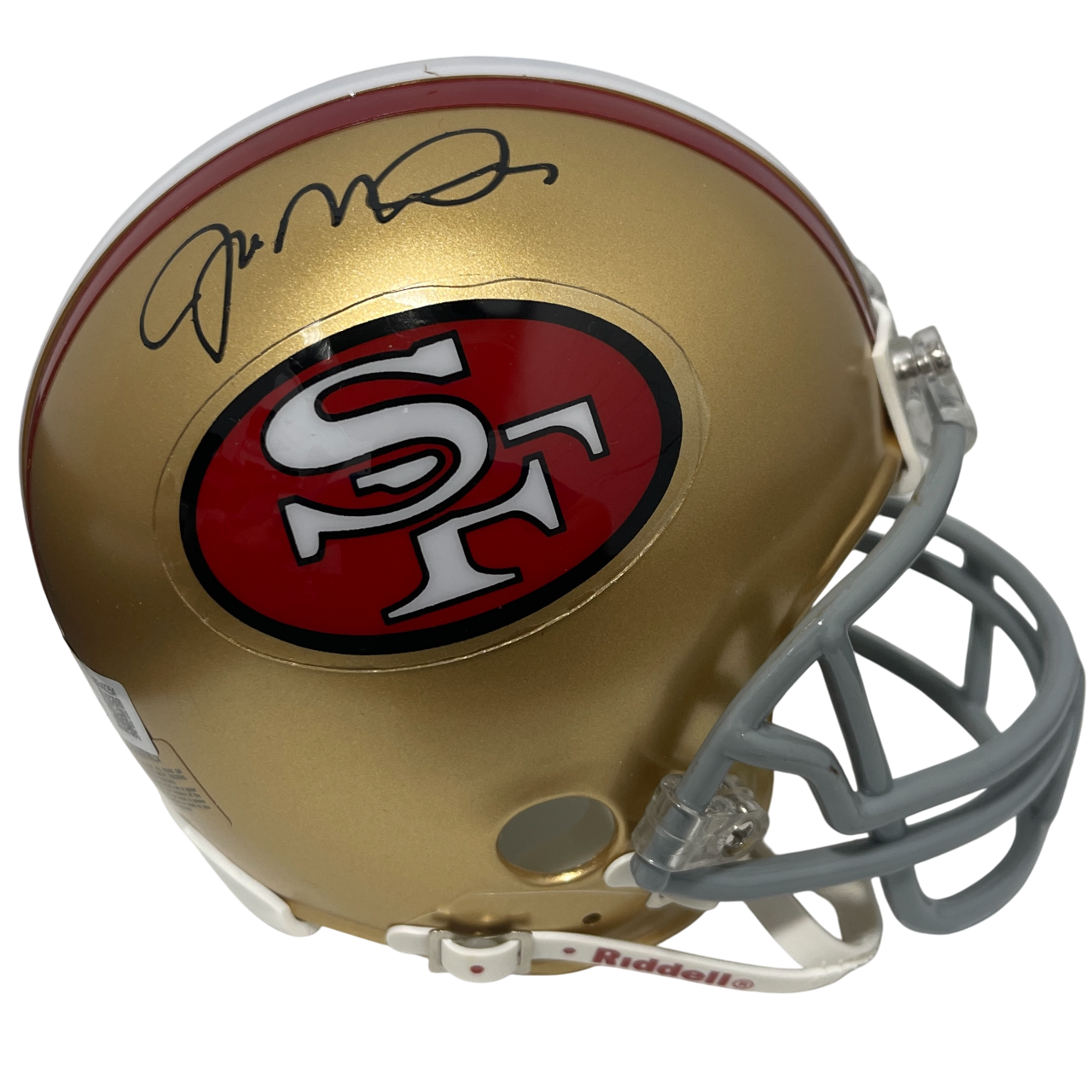 Joe Montana Signed San Francisco 49ers VSR4 Mini Helmet Beckett BAS COA HOF0