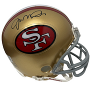 Joe Montana Signed San Francisco 49ers VSR4 Mini Helmet Beckett BAS COA HOF0
