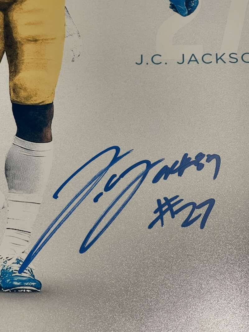 JC Jackson Signed Auto Autographed 16x20 Photo BAS COA Los Angeles Chargers1