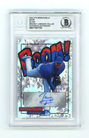 Jameson Taillon 2024 Hits Memorabilia BOOM Silver Signed BGS BAS Auto Chicago0