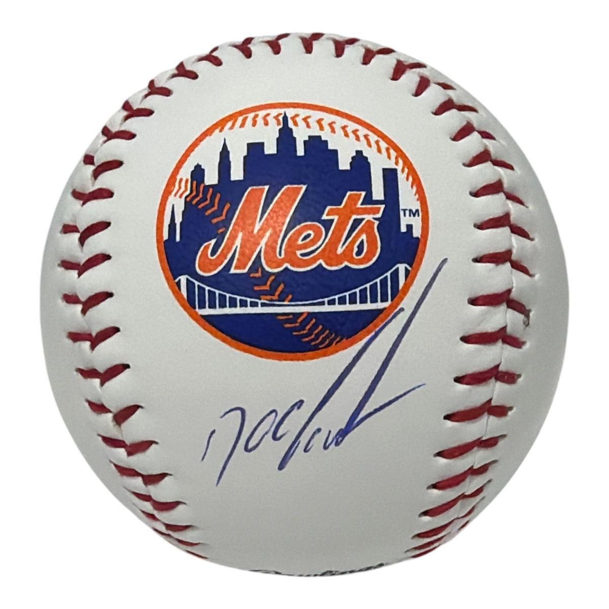Doc Gooden Signed Rawlings New York Mets Logo Baseball JSA Witness COA0