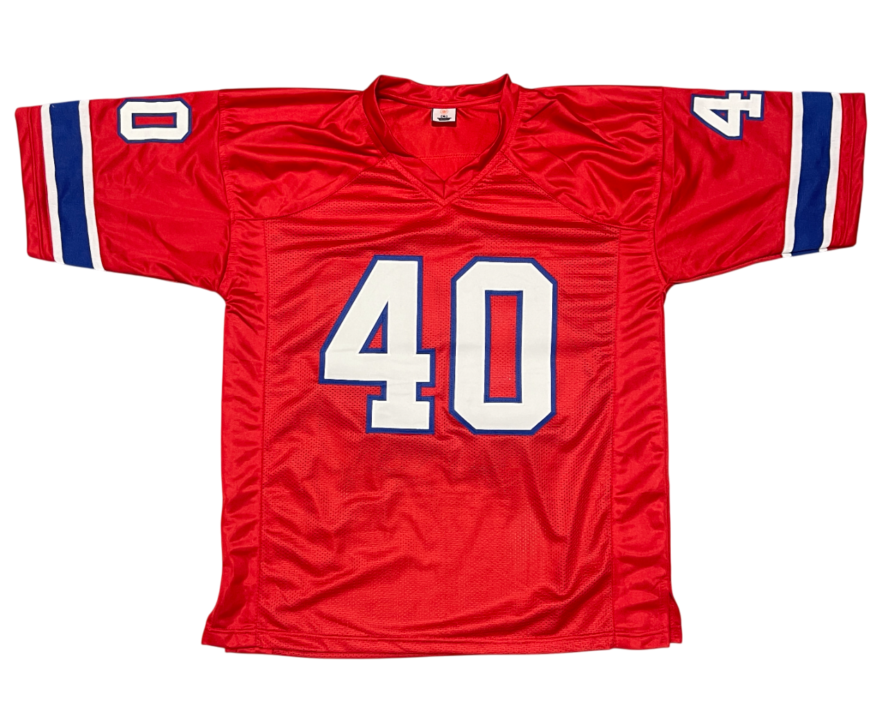 Mike Haynes Signed NE Patriots Custom Jersey w/ HOF 97 Beckett Witness BAS COA2