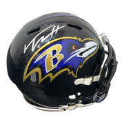 Trey Hendrickson Signed Baltimore Ravens Speed Mini Helmet JSA Witness COA0