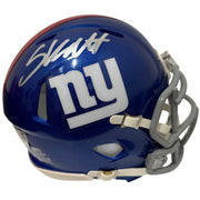 Cam Skattebo Signed Autographed New York Giants Speed Mini Helmet FANATICS COA0