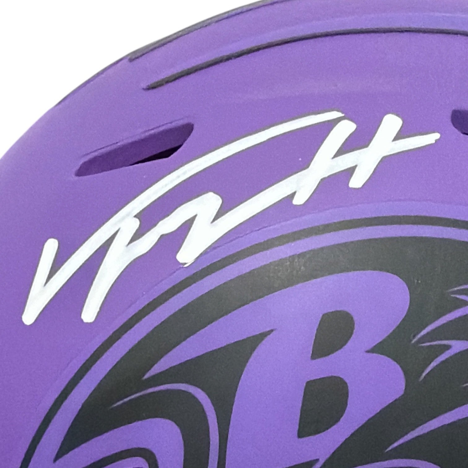 Trey Hendrickson Signed Baltimore Ravens Rave Mini Helmet JSA Witness COA1