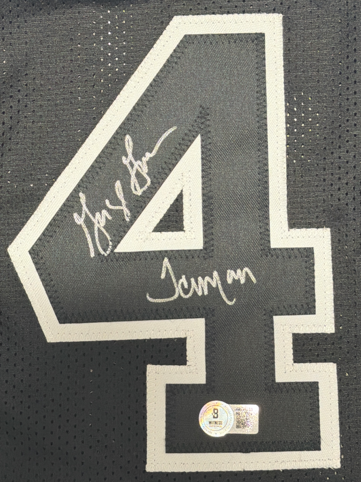 George Gervin Signed San Antonio Spurs Custom Jersey w/ Iceman Beckett W BAS COA1