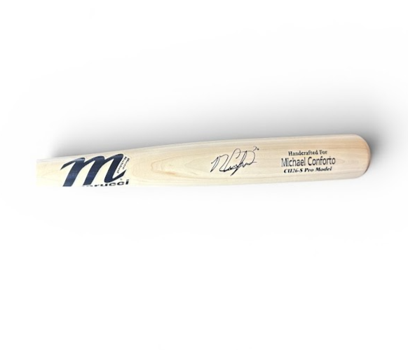 Michael Conforto Signed Autographed Game Model Marucci Bat FANATICS + MLB COA0