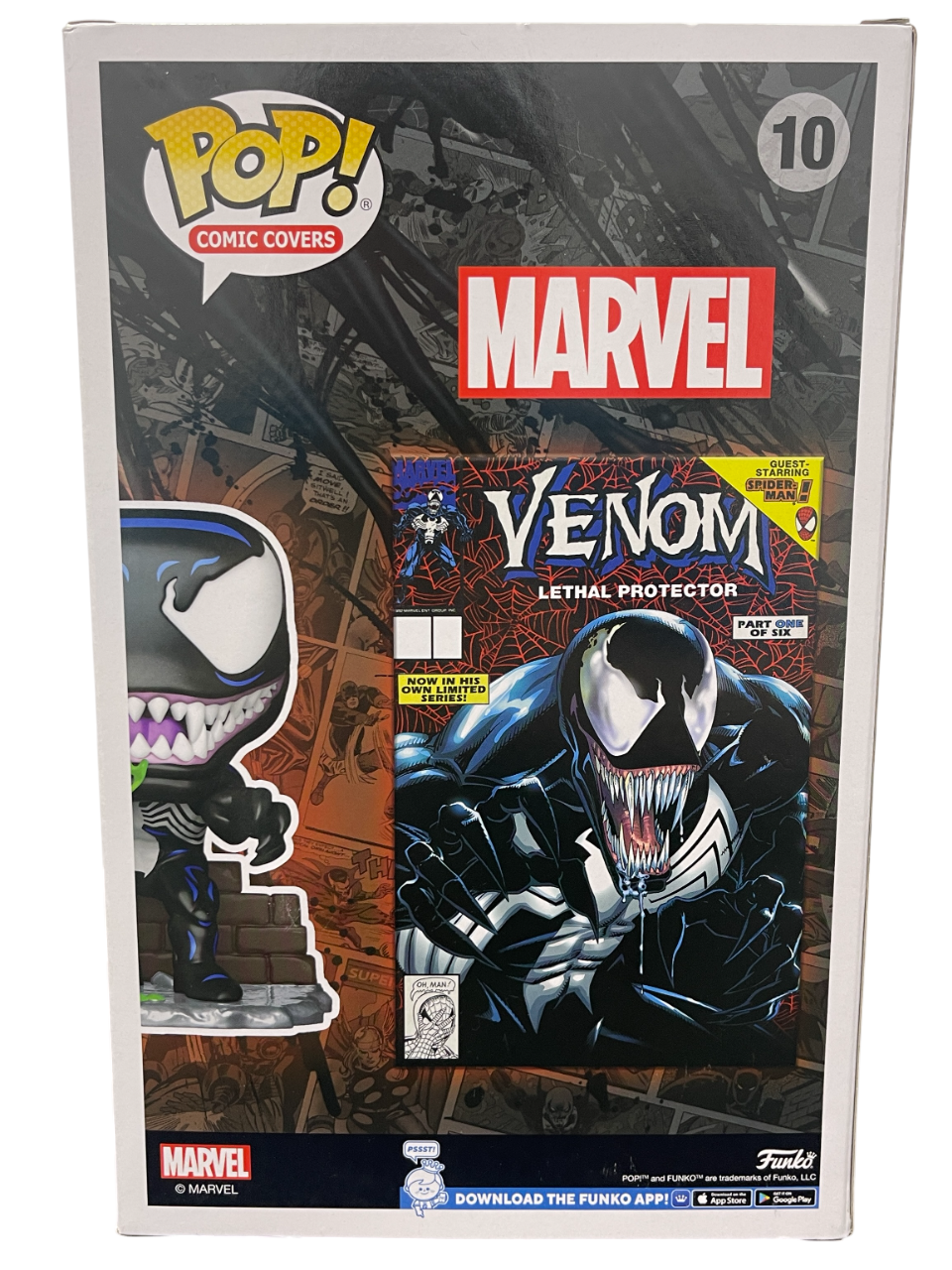 Tom Hardy Signed Venom Funko Pop Comic #10 w Sam De La Rosa Sketch BAS JSA COA A4