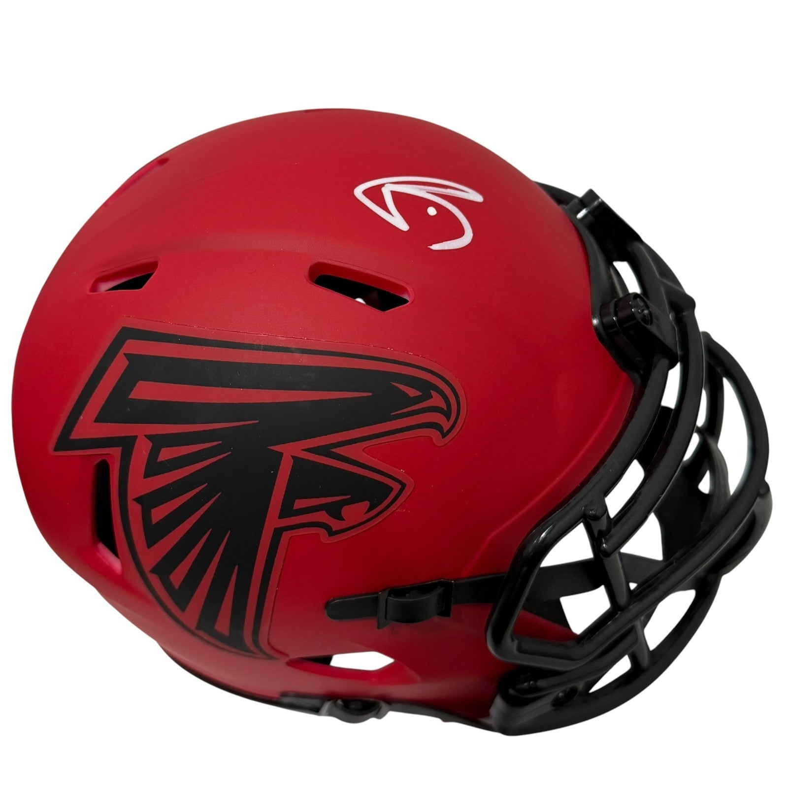 Andre Rison Signed Atlanta Falcons Rave Mini Helmet JSA Witness COA0