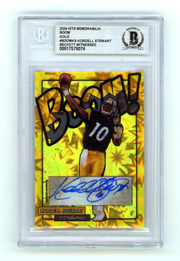 Kordell Stewart 2024 Hits Memorabilia BOOM Gold JSY # 10/10 Signed BGS BAS Auto0
