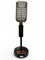 Gary Cohen Keith Hernandez Ron Darling Signed Microphone JSA COA New York Mets0