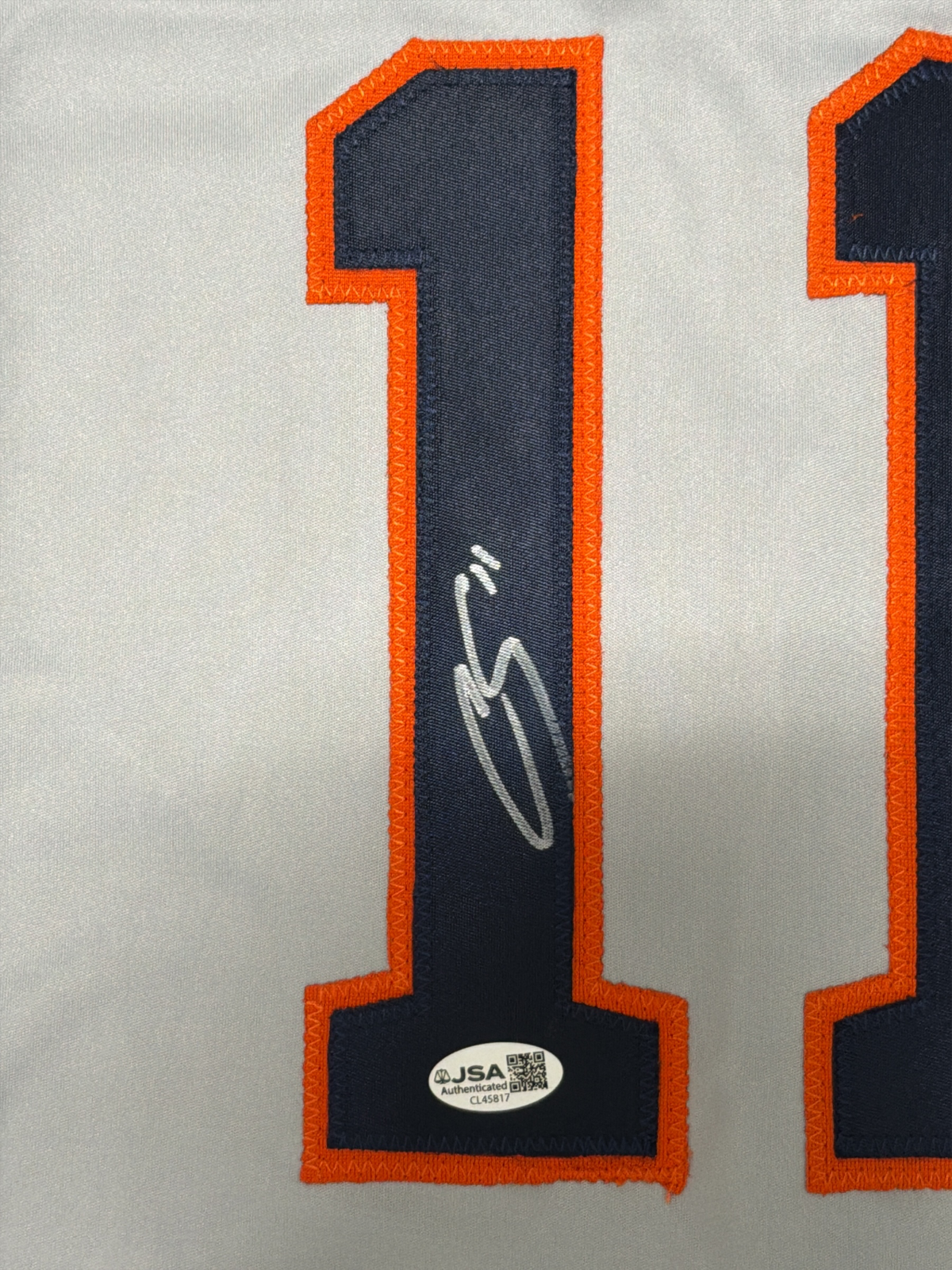 Cam Smith Signed Autographed Houston Astros Custom Jersey JSA COA1