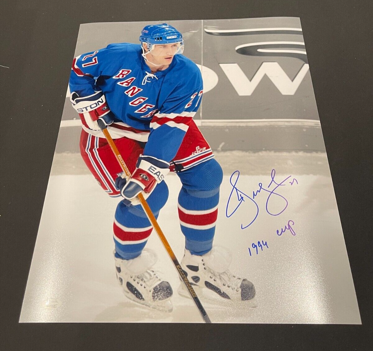 Alexei Kovalev Signed Autographed NY Rangers 16x20 Photo 1994 Cup JSA COA0