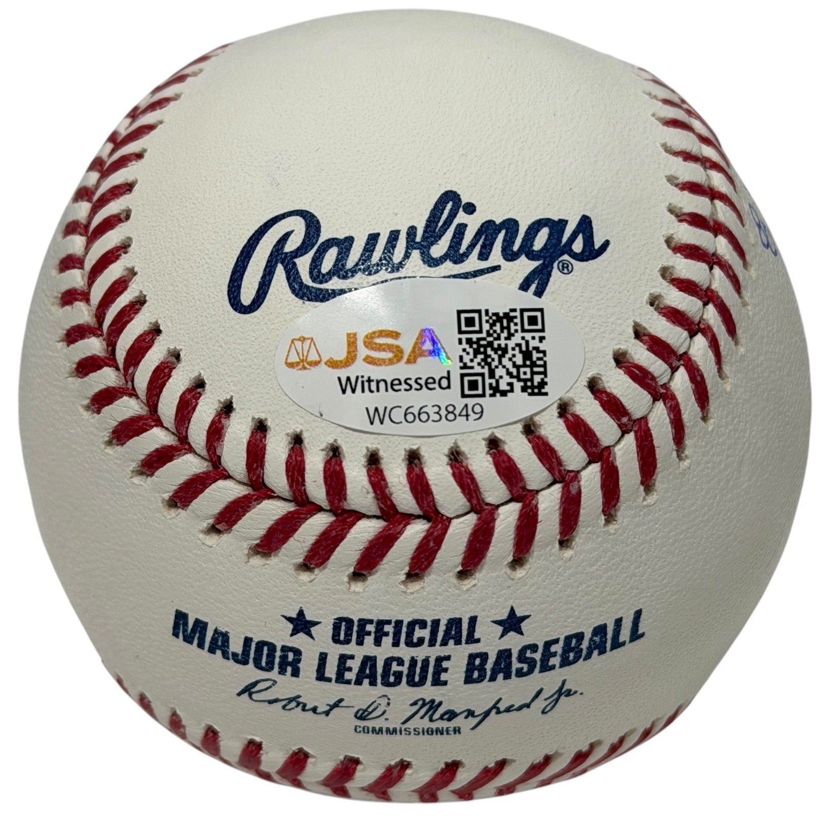 Willie Wilson Signed Autographed ROMLB Baseball w/ 6x Stat Insc JSA Witness COA1