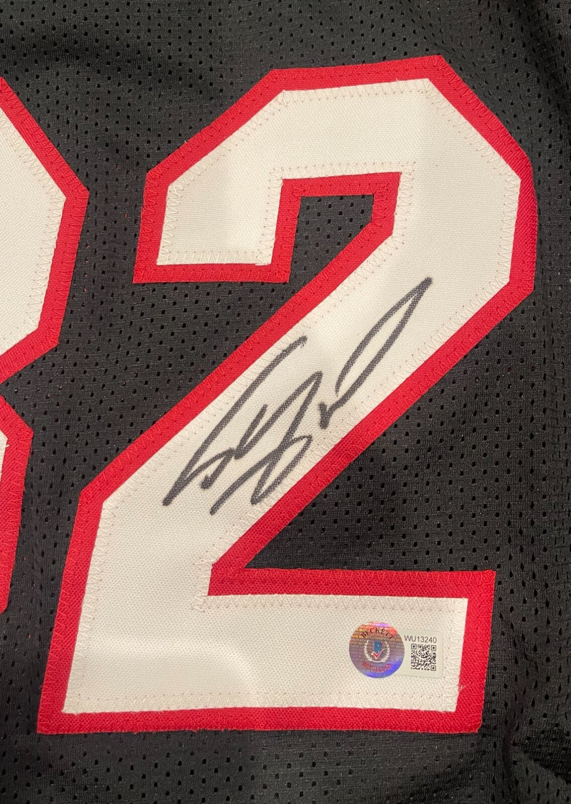 Shaquille O'Neal Signed Diesel Miami Custom Jersey Beckett Witness BAS COA1