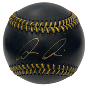 Luis Medina Signed Black Rawlings ROMLB Baseball PSA ITP COA Athletics0
