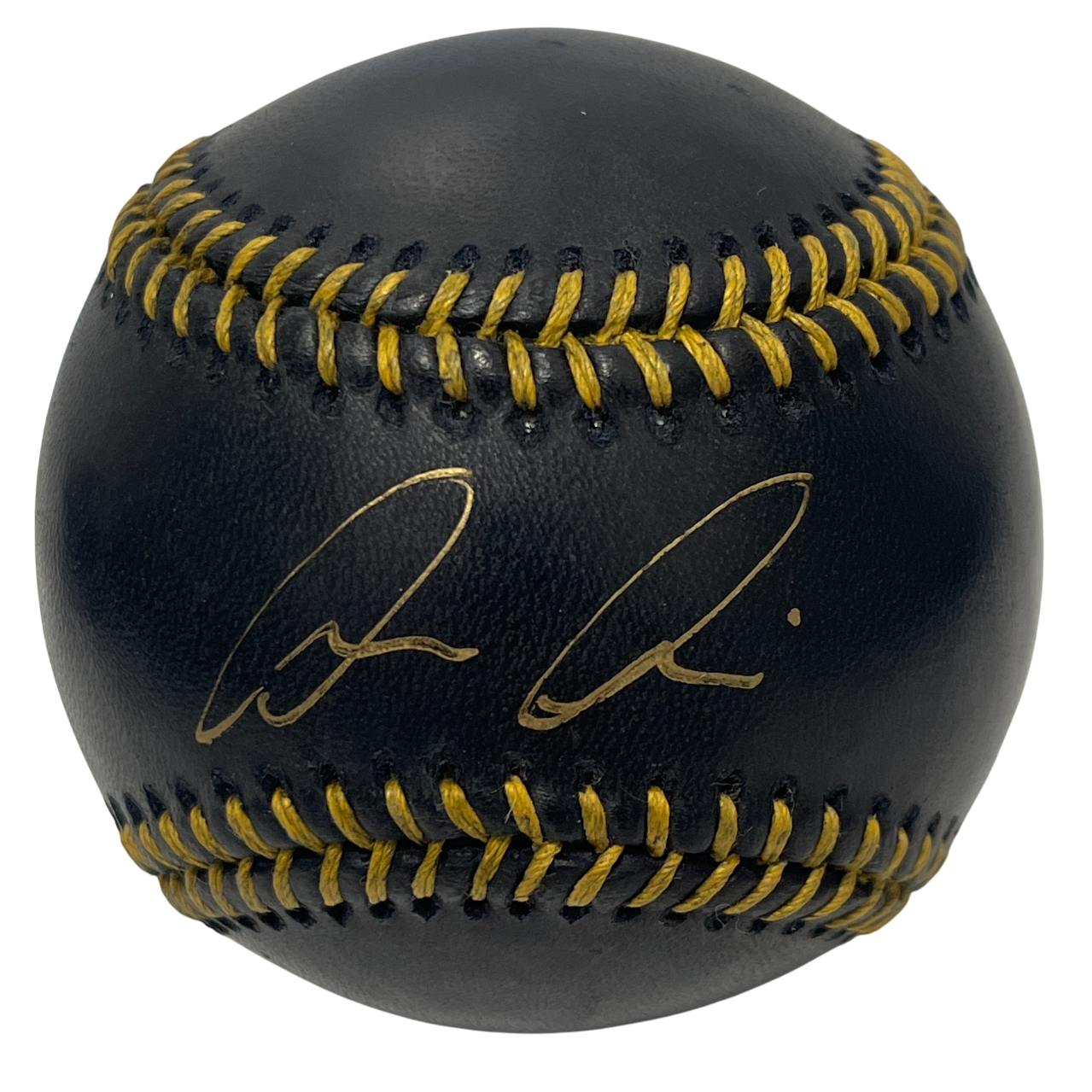 Luis Medina Signed Black Rawlings ROMLB Baseball PSA ITP COA Athletics0