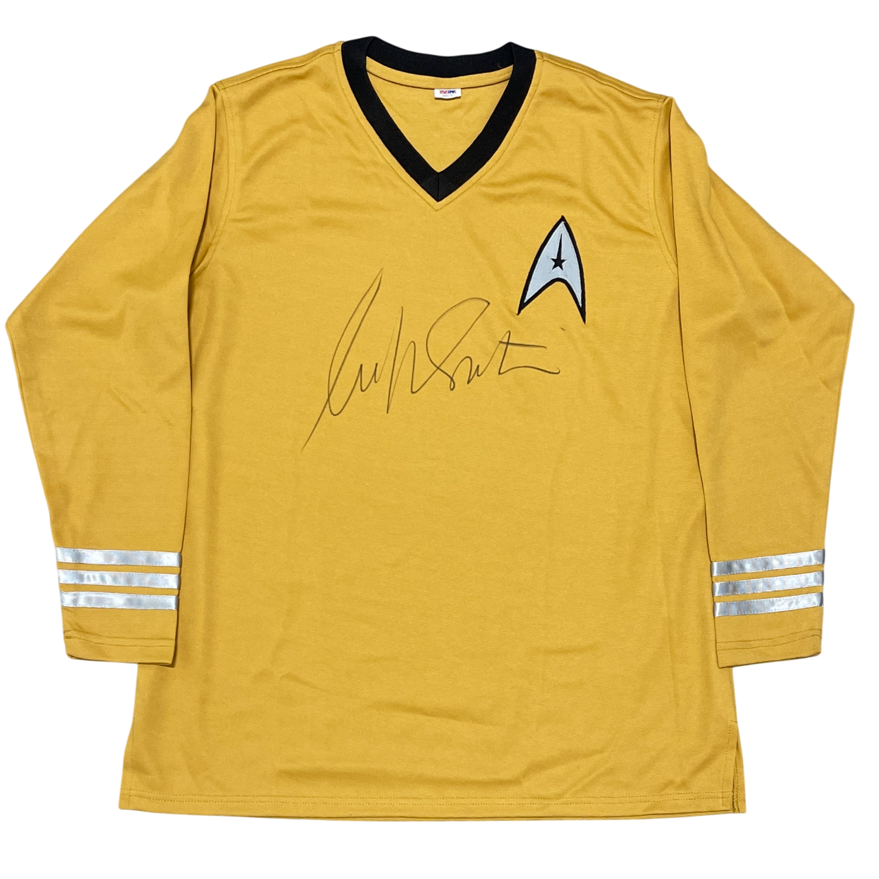 William Shatner Signed Autographed Star Trek Captain Kirk Shirt Uniform PSA COA0