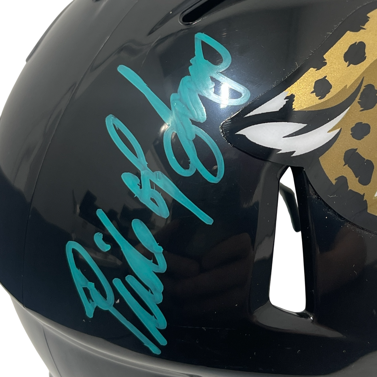Jimmy Smith Signed Jaguars Speed Mini Helmet w/ Ins Beckett Witness BAS COA2