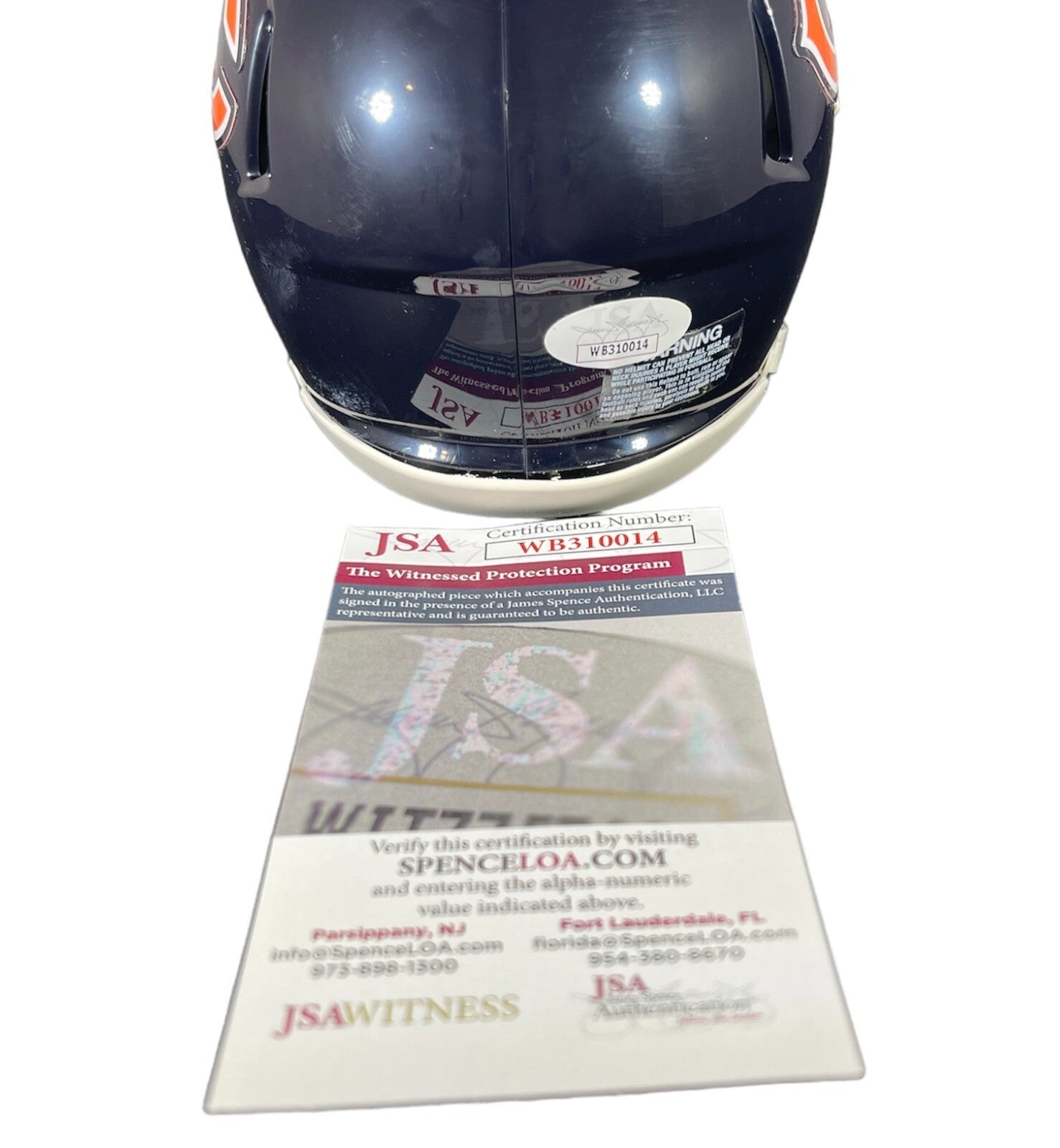 D'Andre Swift Signed Autographed Chicago Bears Mini Helmet JSA WITNESS COA2