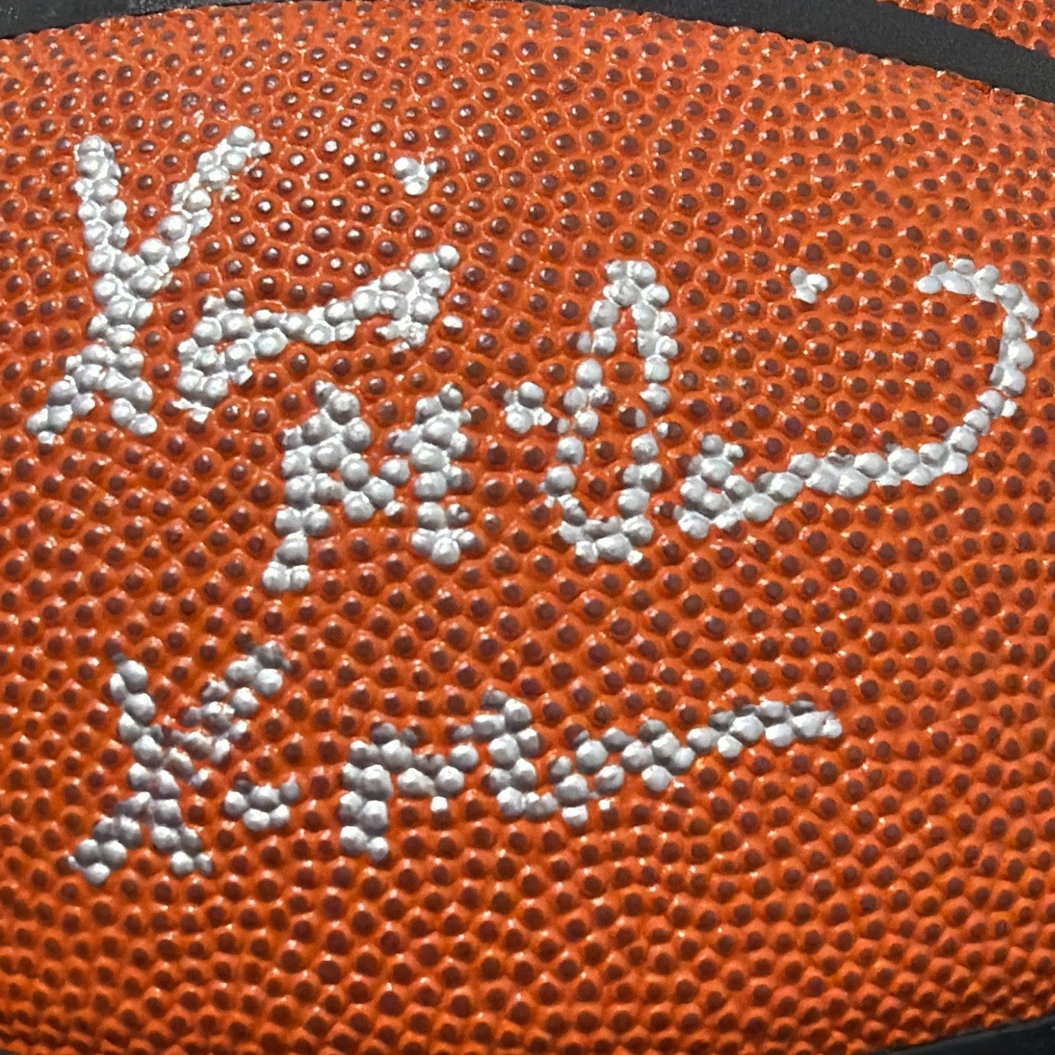 Xavier McDaniel Signed Wilson NBA Basketball w/ X-Man Insc. JSA Witness COA1