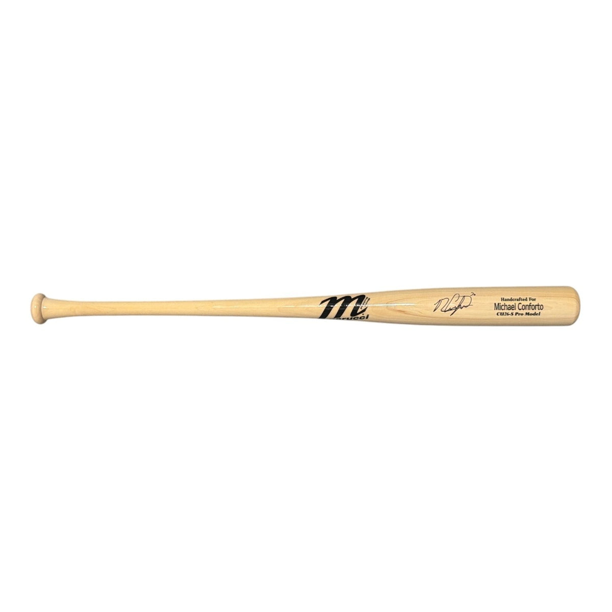 Michael Conforto Signed Autographed Game Model Marucci Bat FANATICS + MLB COA3