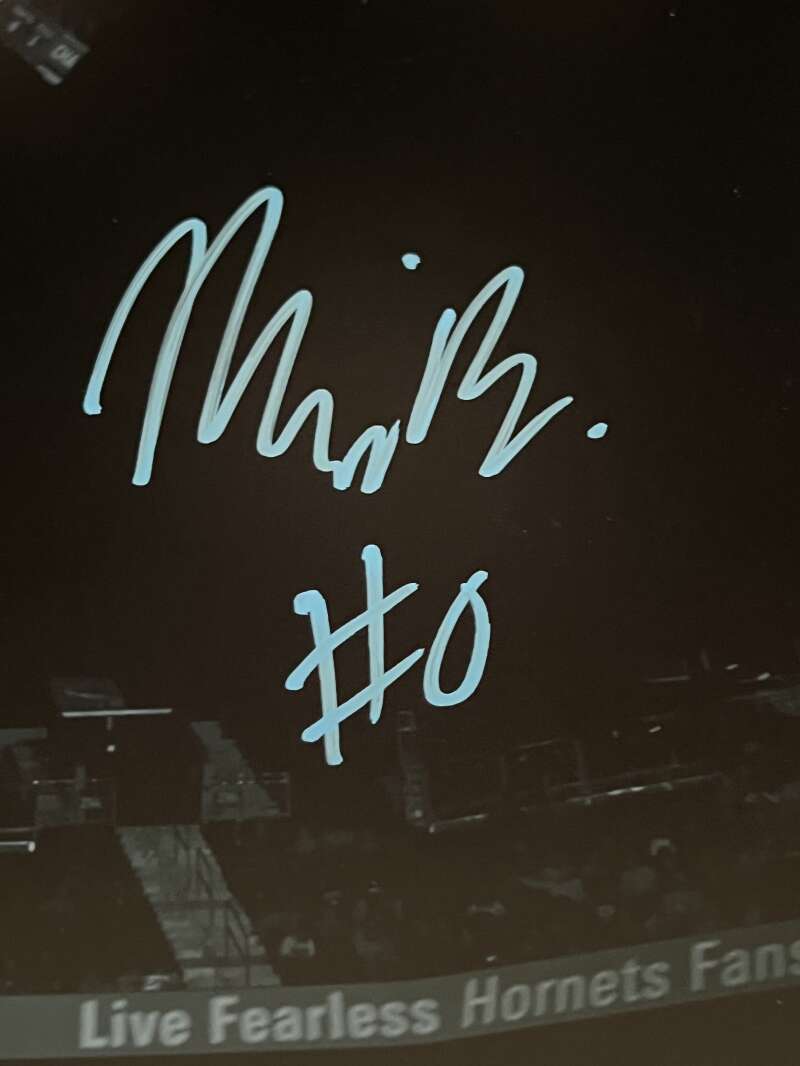 Miles Bridges Signed Auto 24x16 Photo Baseline Jam 15/100 Upper Deck UDA COA1