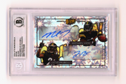 Michael Vick & Le'Veon Bell 2024 Hits Mem BOOM Silver JSY # 2/10 Signed BGS Auto0
