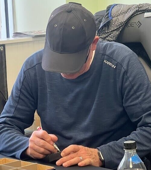 Billy Smith Signed New York Islanders Logo Puck w/ 1982 Vezina PSA ITP COA2