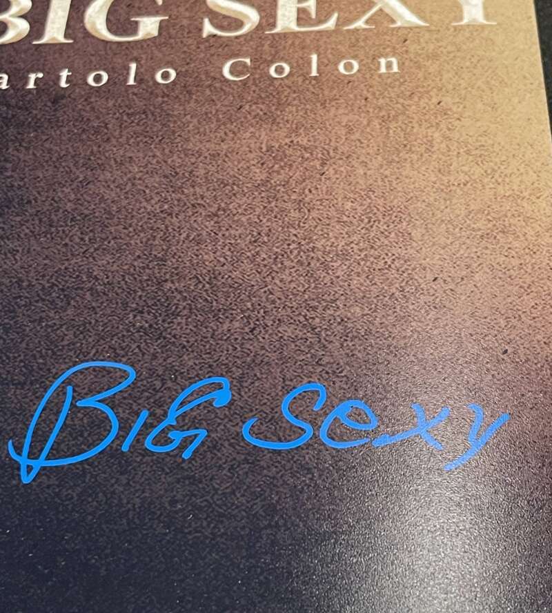 Bartolo Colon Signed Autographed 16x20 Photo Comp PSA COA Big Sexy Mets2