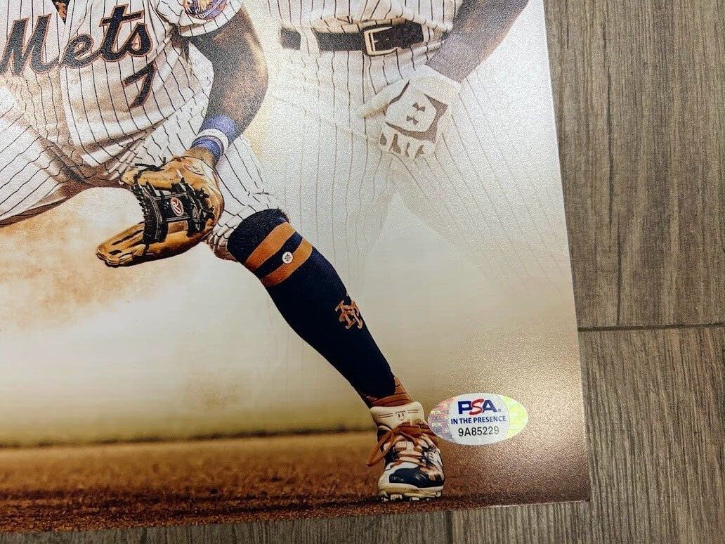 Jose Reyes Signed Auto Autographed 16x20 Photo New York Mets EDIT PSA ITP COA2