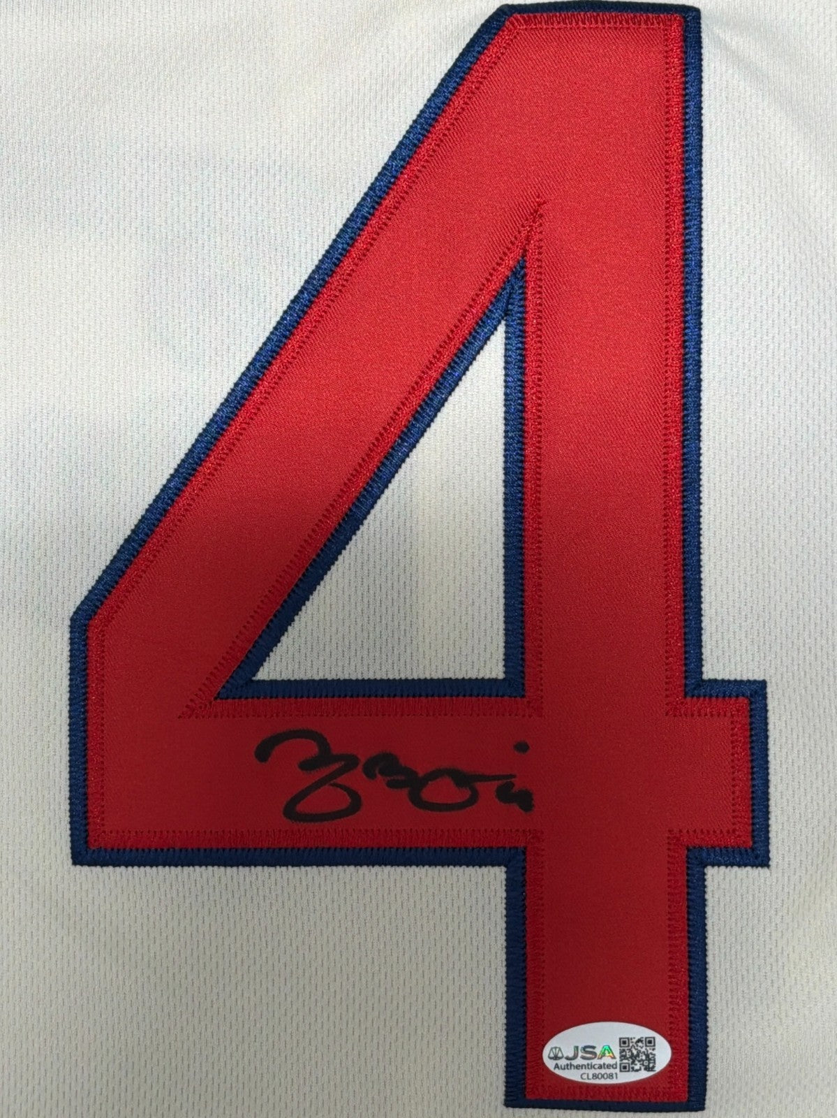 Yadier Molina Signed St. Louis Cardinals Custom Replica Jersey JSA COA1