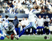 Brandon Aubrey Signed Dallas Cowboys 8x10 Photo Beckett Witness BAS COA #40