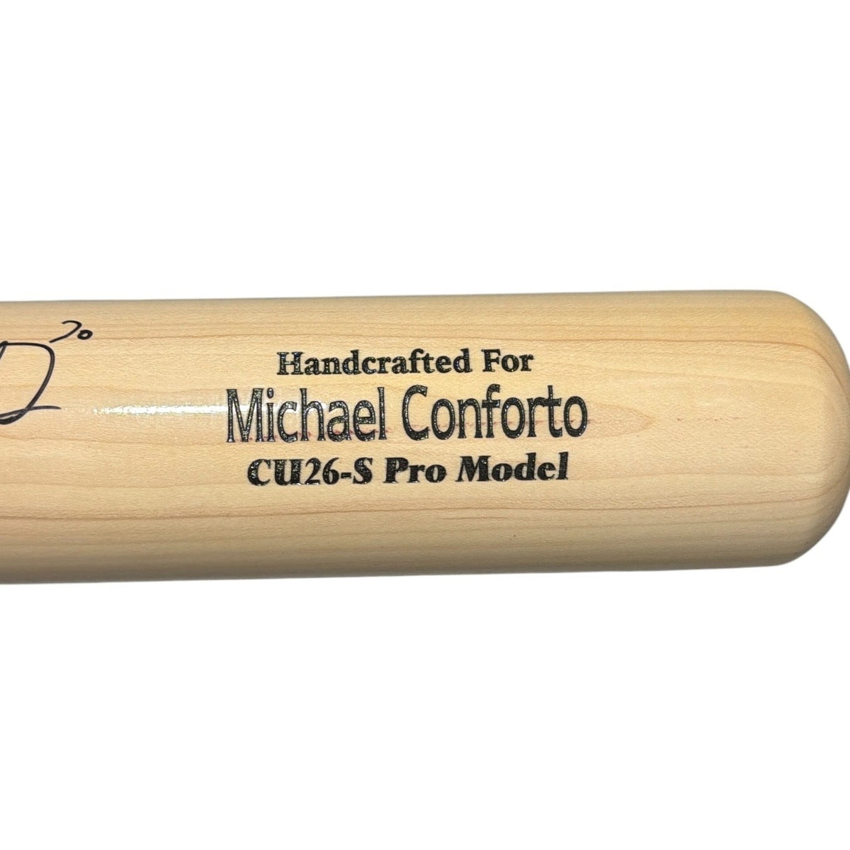 Michael Conforto Signed Autographed Game Model Marucci Bat FANATICS + MLB COA4