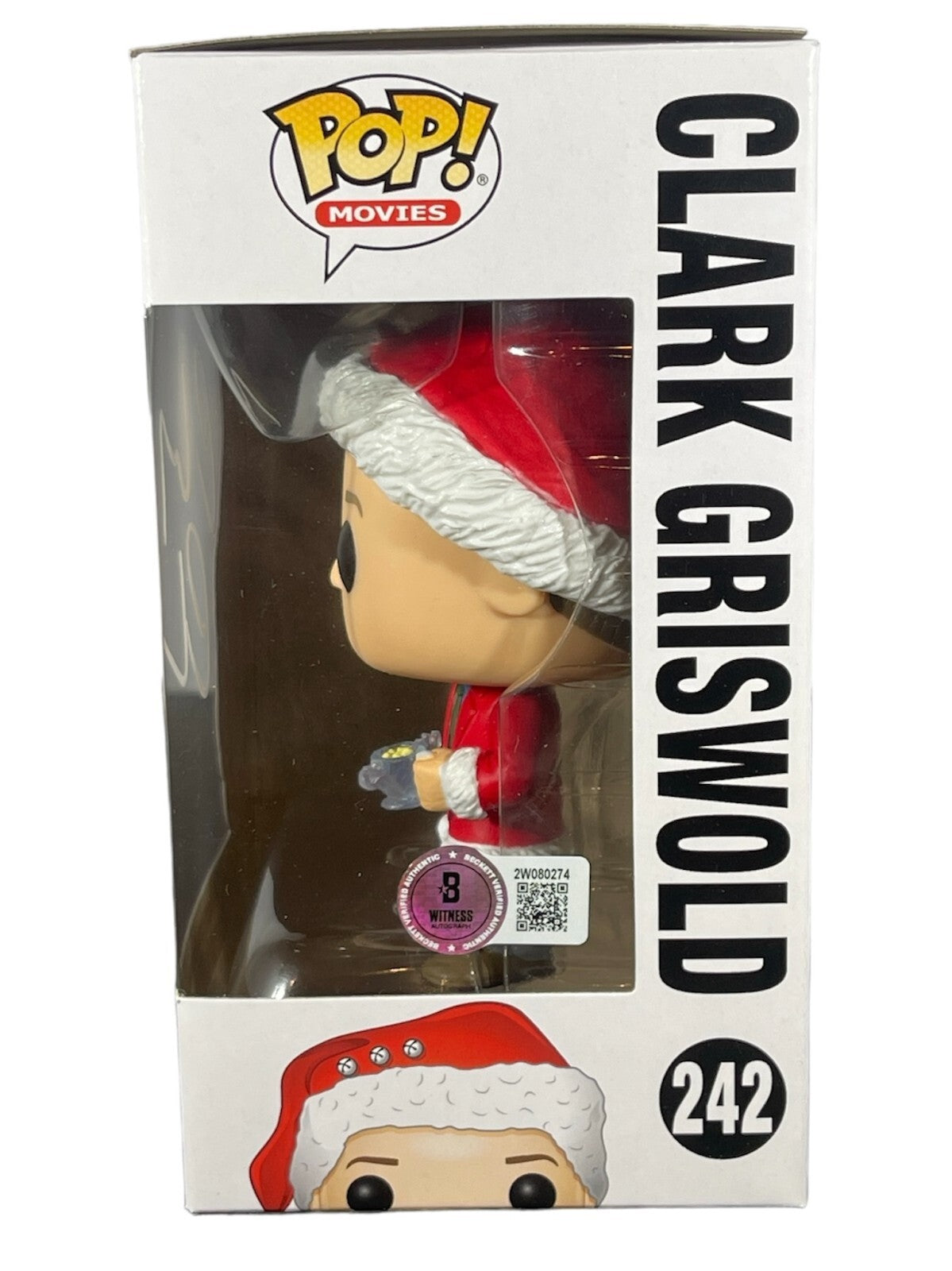 Chevy Chase Signed Auto Clark Griswold Christmas Vacation Funko Pop #242 BAS COA3